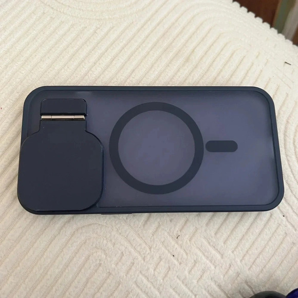 iPhone 13pro Case With Stand Black Shock Resistant - Picture 1 of 4